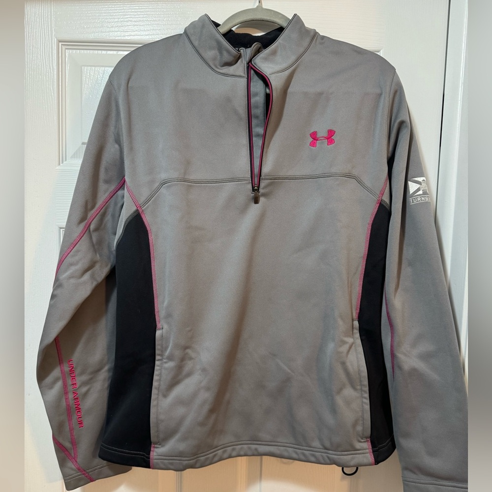 Under Armor Men’s RARE Turnberry Scotland Quarter Zip Jacket Large
